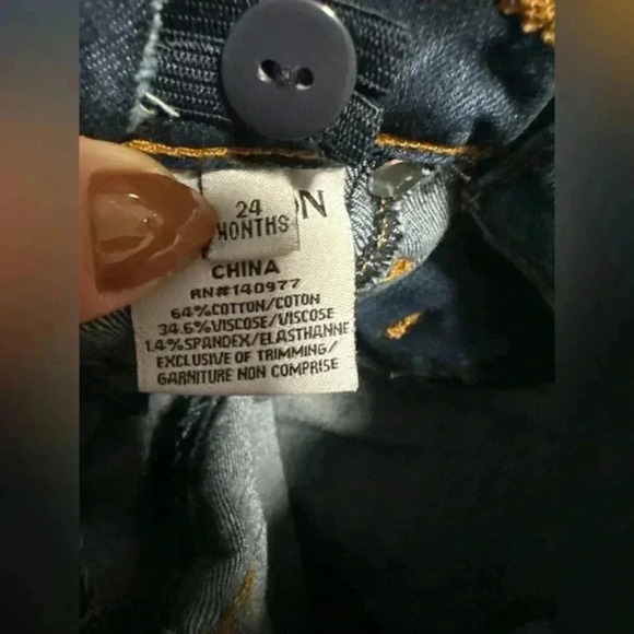 HUDSON Toddler BABY GIRLS/boys SKINNY JEANS SIZE 24 M EXCELLENT Condition - Picture 5 of 5